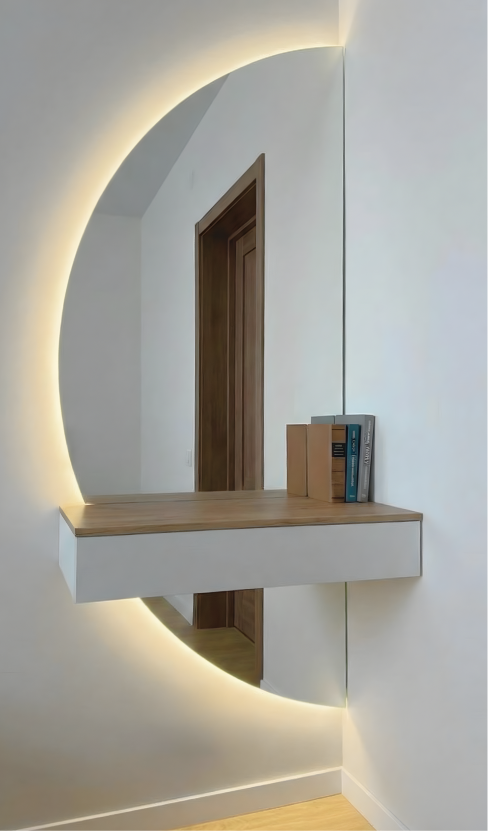 Media Luna con iluminación