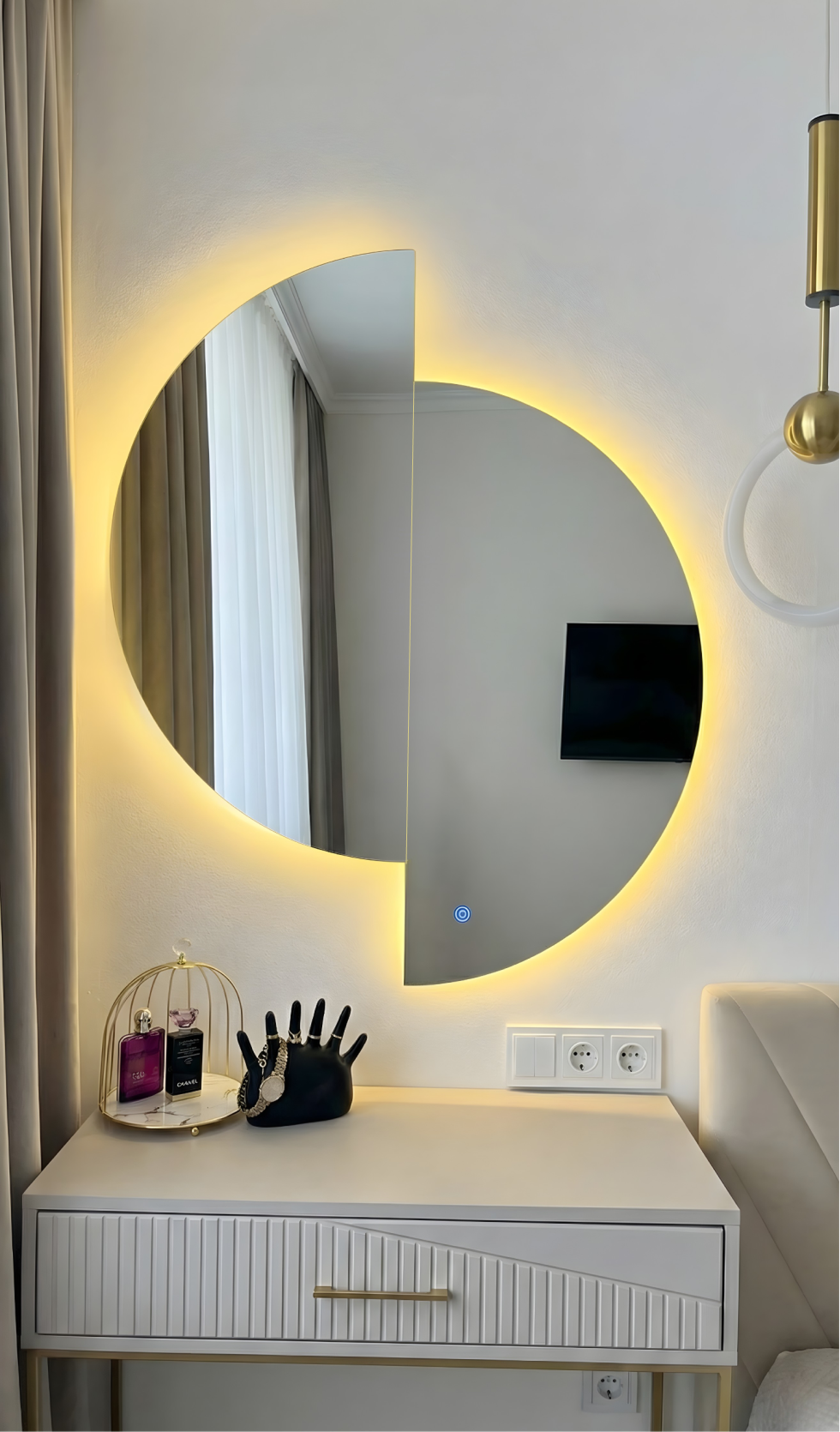 Medias Lunas con iluminación